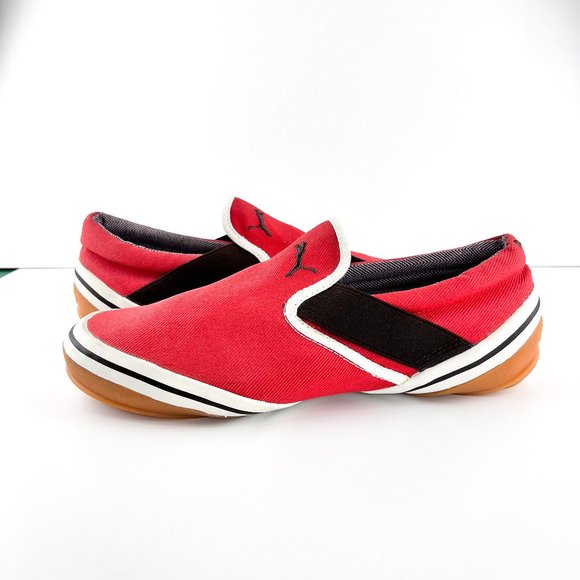 Puma Barrel Roll Low Slip-On Sneakers Shoes Mens Size 7.5 Red Brown NEW - Picture 9 of 11